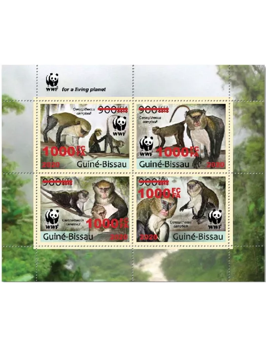 n° 8791/8794 - Timbre GUINEE-BISSAU Poste