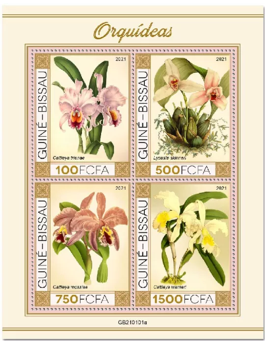 n° 8974/8977 - Timbre GUINEE-BISSAU Poste