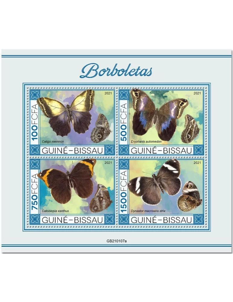 n° 8998/9001 - Timbre GUINEE-BISSAU Poste