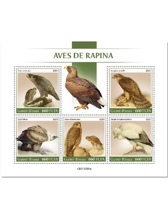 n° 9083/9087 - Timbre GUINEE-BISSAU Poste