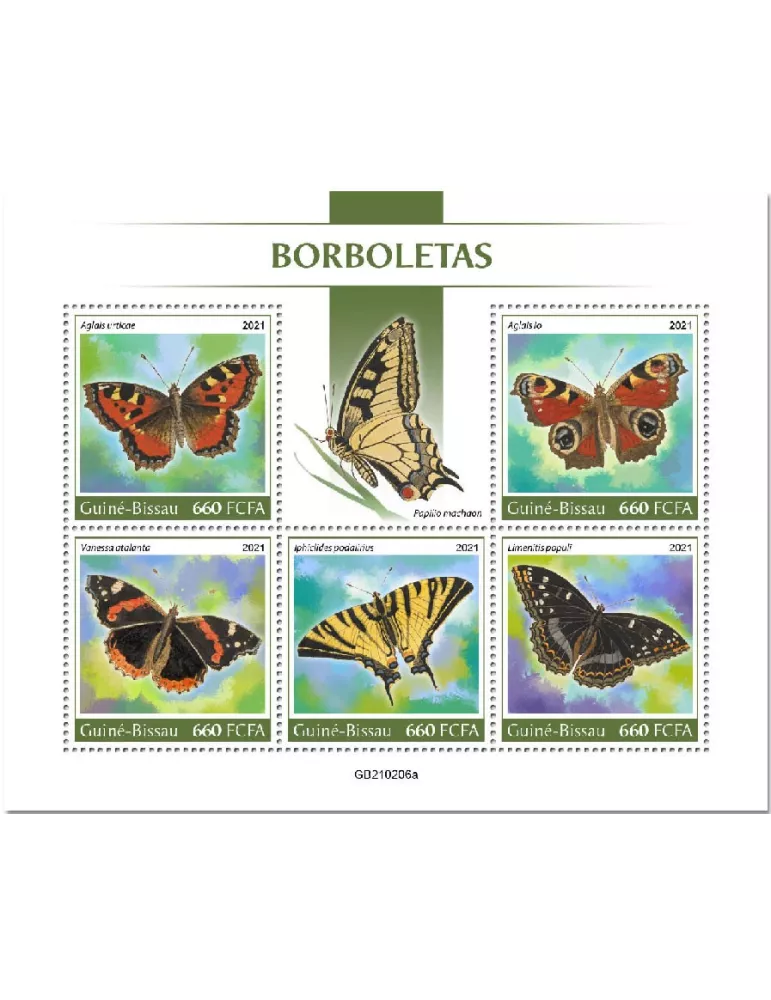 n° 9088/9092 - Timbre GUINEE-BISSAU Poste