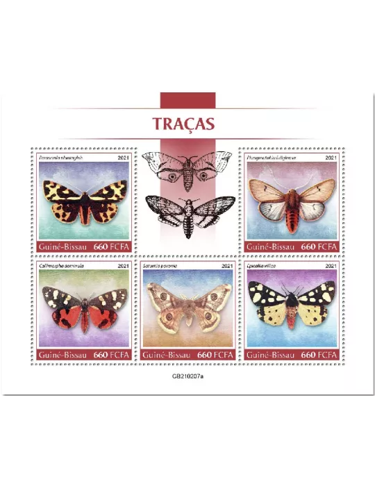 n° 9093/9097 - Timbre GUINEE-BISSAU Poste