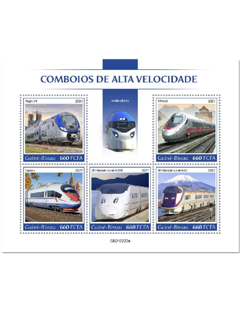 n° 9152/9156 - Timbre GUINEE-BISSAU Poste