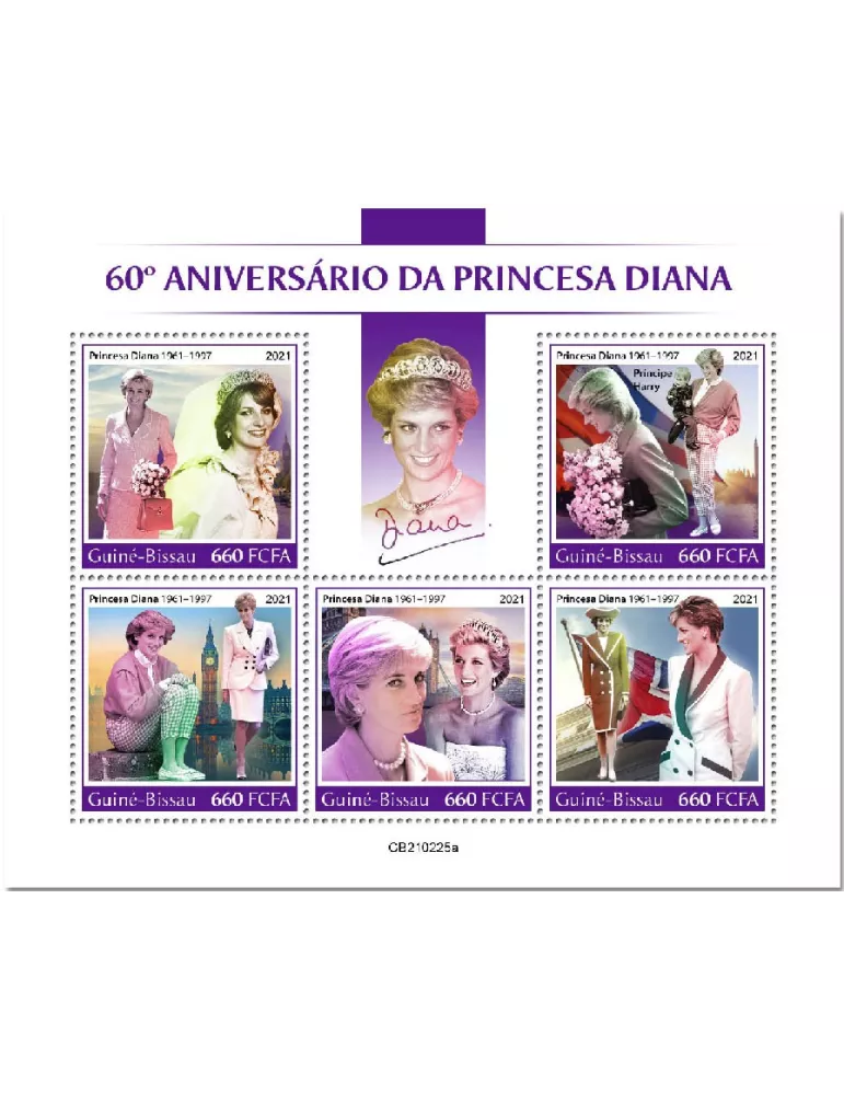 n° 9177/9181 - Timbre GUINEE-BISSAU Poste