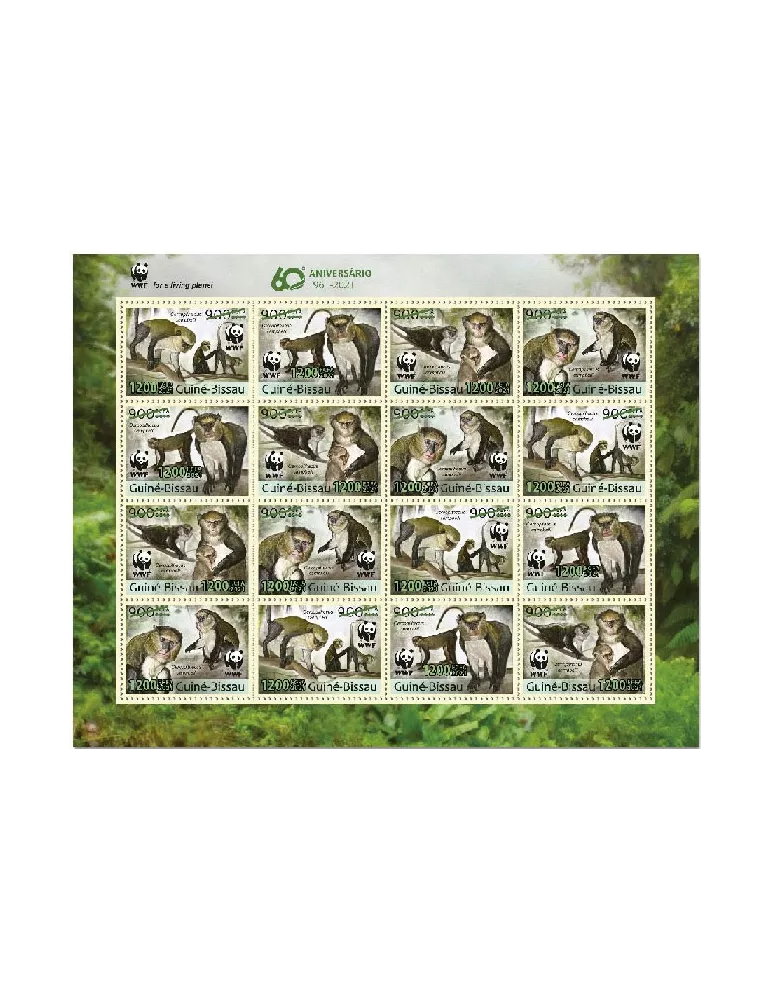 n° 9252/9255 - Timbre GUINEE-BISSAU Poste