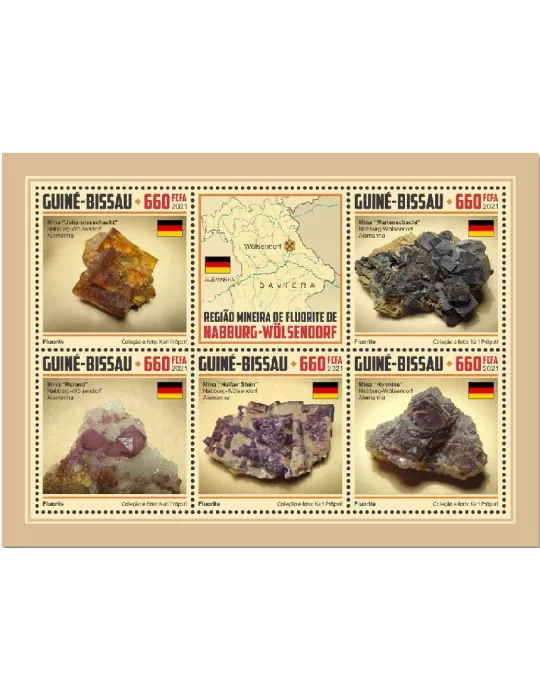 n° 9272/9276 - Timbre GUINEE-BISSAU Poste