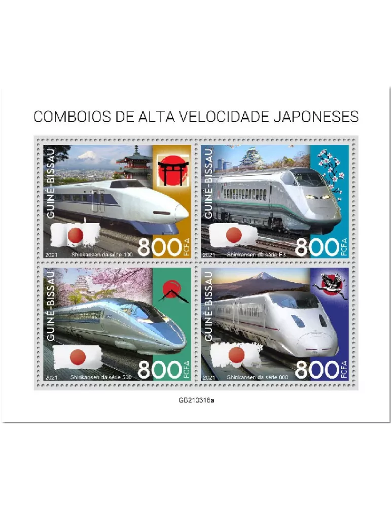 n° 9341/9344 - Timbre GUINEE-BISSAU Poste