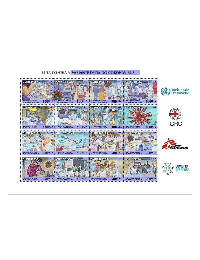 n° 9510/9525 - Timbre GUINEE-BISSAU Poste