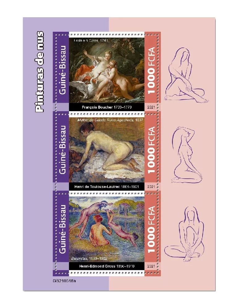 n° 9577/9579 - Timbre GUINEE-BISSAU Poste