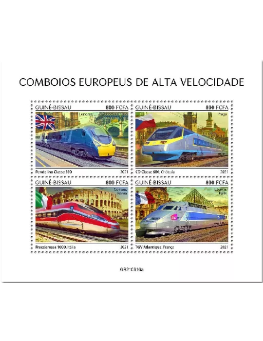 n° 9637/9640 - Timbre GUINEE-BISSAU Poste