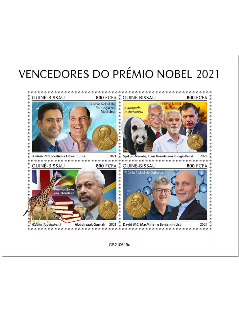 n° 9649/9652 - Timbre GUINEE-BISSAU Poste