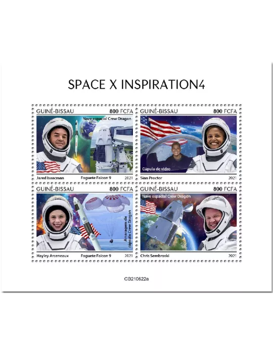 n° 9661/9664 - Timbre GUINEE-BISSAU Poste