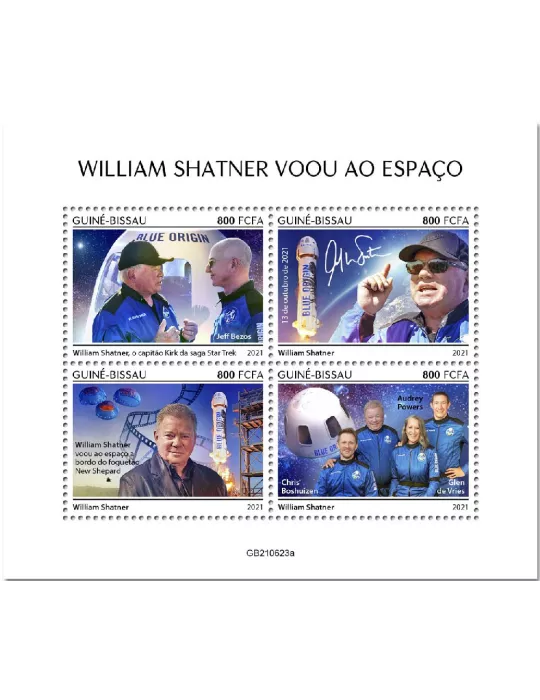 n° 9665/9668 - Timbre GUINEE-BISSAU Poste