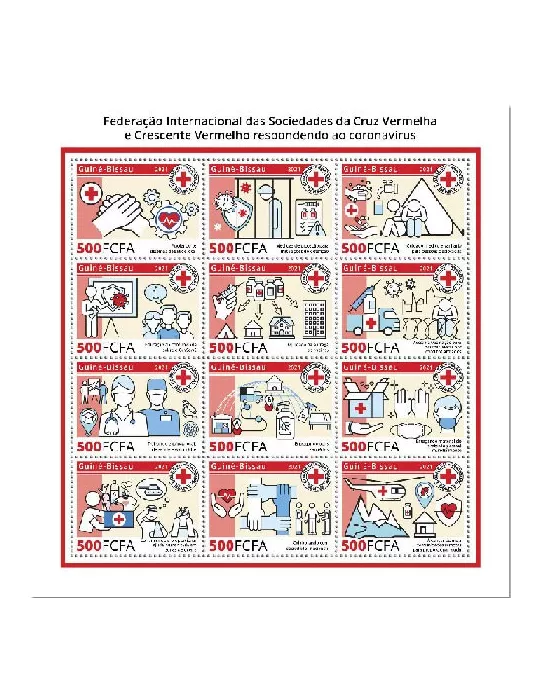 n° 9839/9850 - Timbre GUINEE-BISSAU Poste