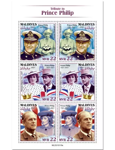n° 7573/7578 - Timbre MALDIVES Poste