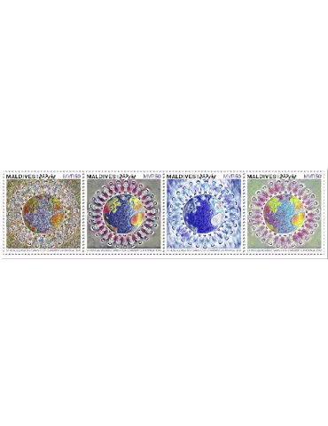 n° 7607/7614 - Timbre MALDIVES Poste