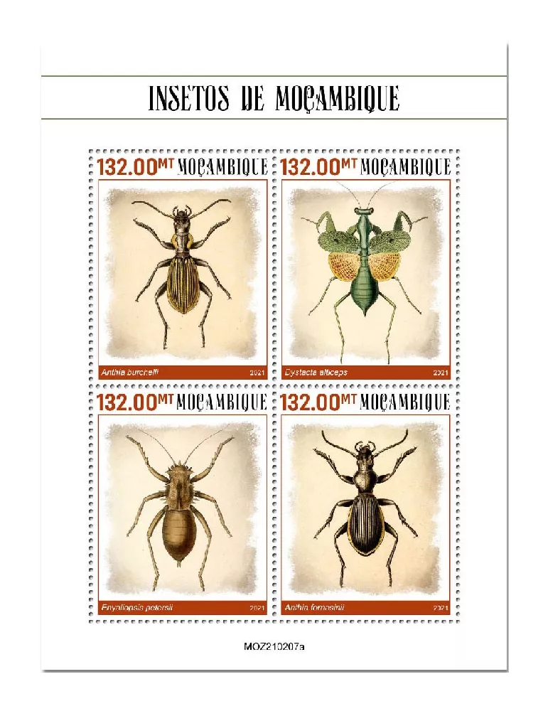 n° 9159/9162 - Timbre MOZAMBIQUE Poste
