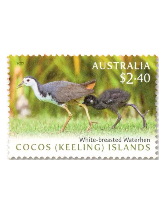 n° 548/549 - Timbre COCOS (ILES) Poste