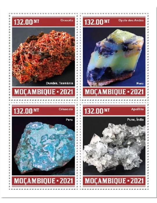 n° 9214/9217 - Timbre MOZAMBIQUE Poste