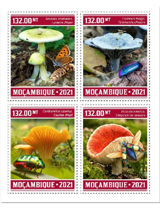 n° 9238/9241 - Timbre MOZAMBIQUE Poste