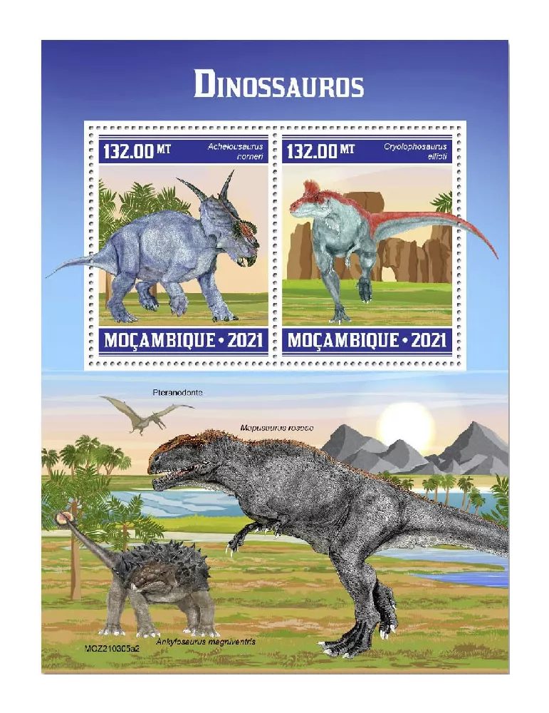 n° 9252/9253 - Timbre MOZAMBIQUE Poste