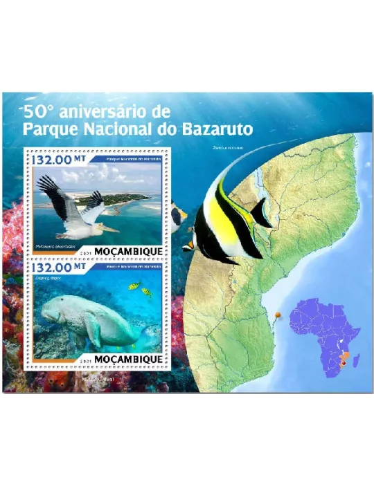 n° 9282/9283 - Timbre MOZAMBIQUE Poste