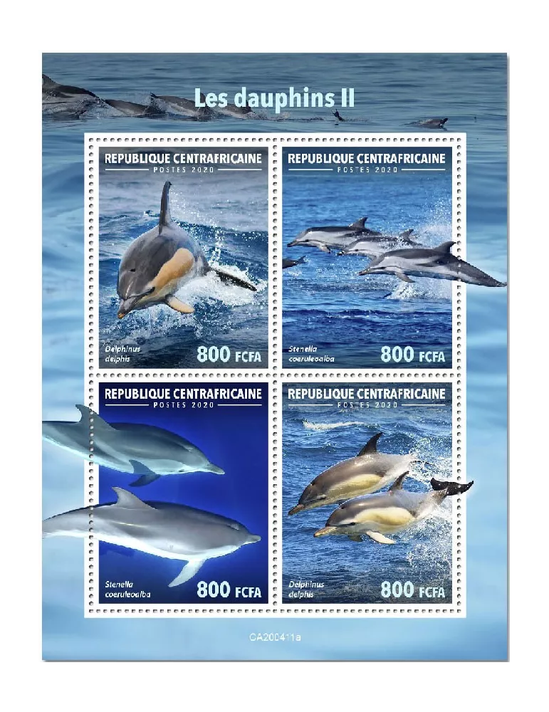 n° 6967/6970 - Timbre CENTRAFRIQUE Poste