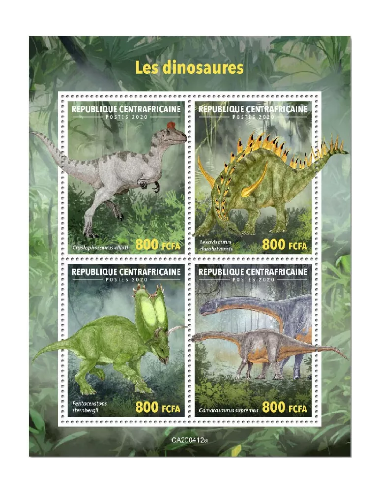 n° 6971/6974 - Timbre CENTRAFRIQUE Poste