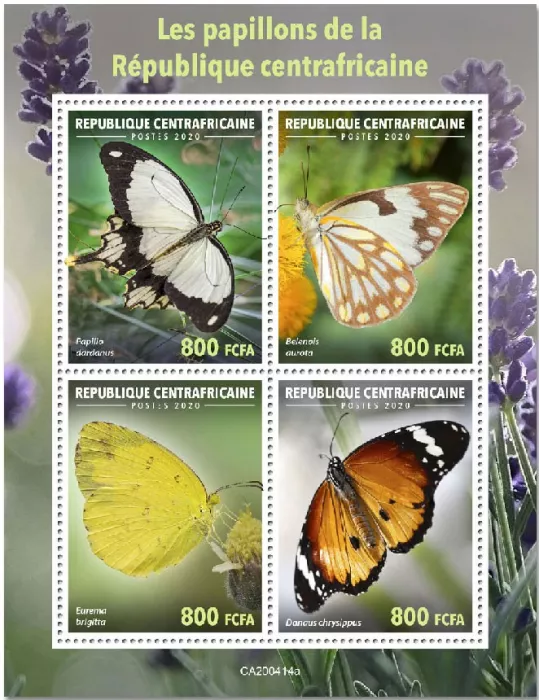n° 6979/6982 - Timbre CENTRAFRIQUE Poste