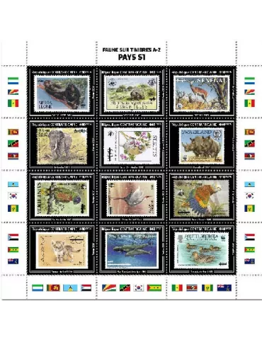 n° 6987/6998 - Timbre CENTRAFRIQUE Poste