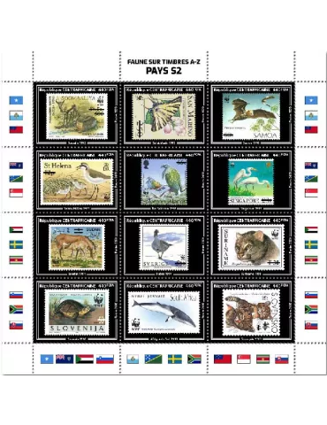 n° 6999/7010 - Timbre CENTRAFRIQUE Poste