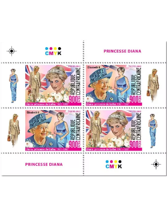 n° 7048/7055 - Timbre CENTRAFRIQUE Poste