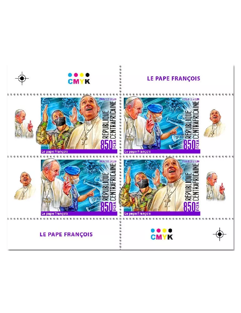 n° 7060/7067 - Timbre CENTRAFRIQUE Poste