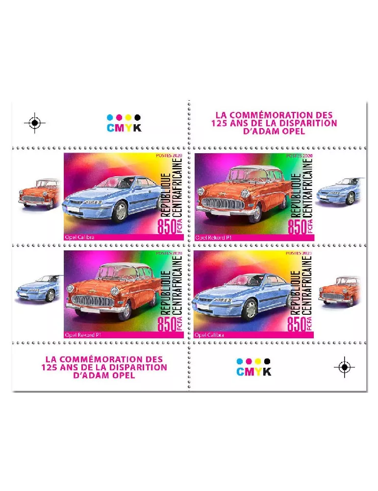 n° 7102/7109 - Timbre CENTRAFRIQUE Poste