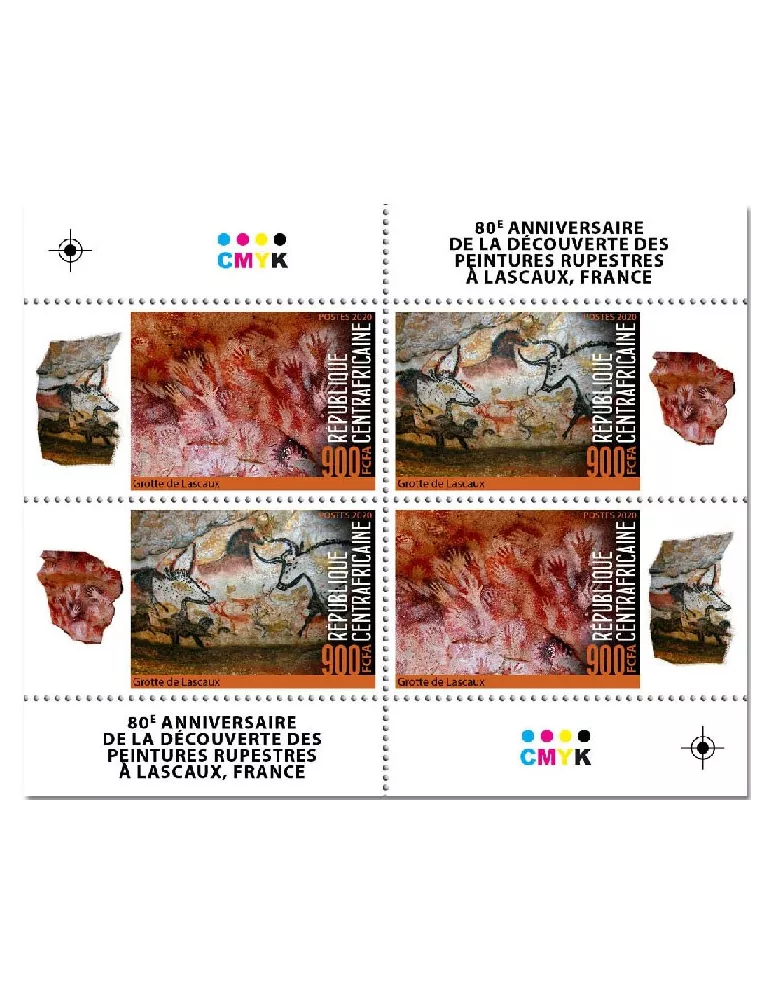 n° 7138/7145 - Timbre CENTRAFRIQUE Poste