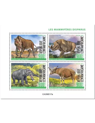 n° 7230/7233 - Timbre CENTRAFRIQUE Poste