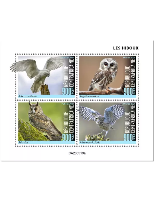 n° 7254/7257 - Timbre CENTRAFRIQUE Poste