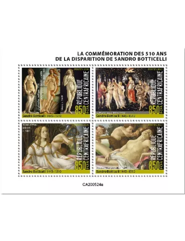 n° 7314/7317 - Timbre CENTRAFRIQUE Poste