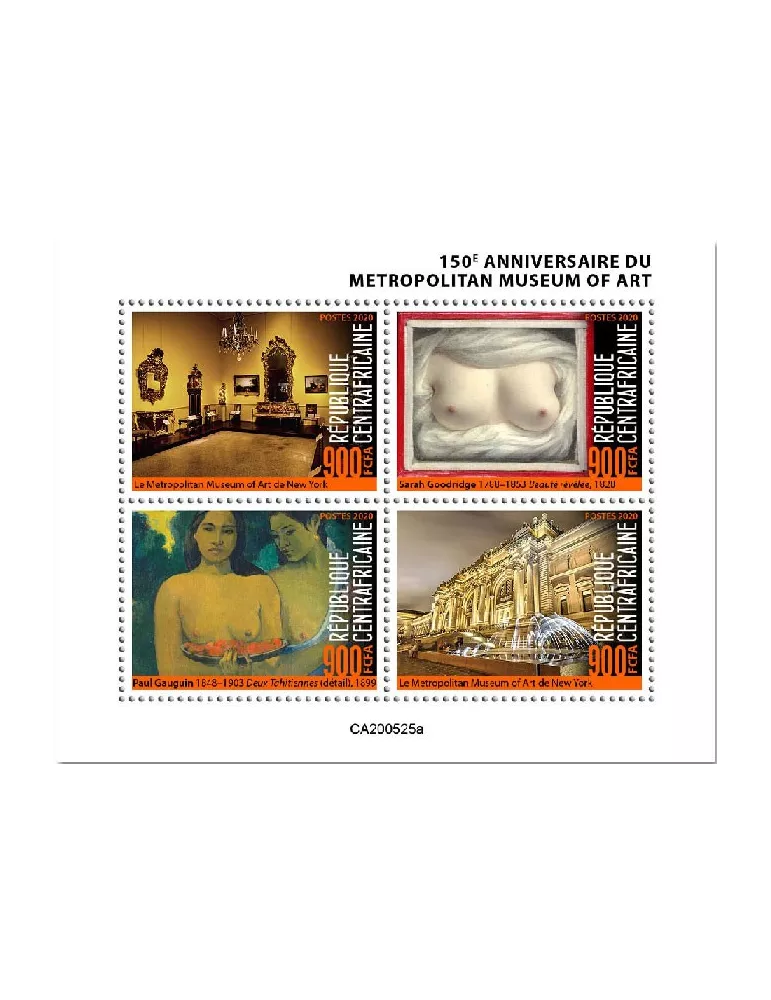 n° 7326/7329 - Timbre CENTRAFRIQUE Poste