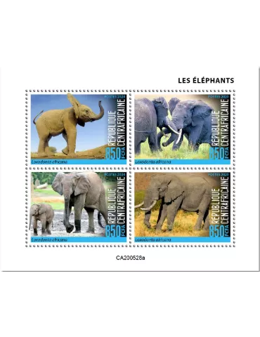 n° 7351/7354 - Timbre CENTRAFRIQUE Poste