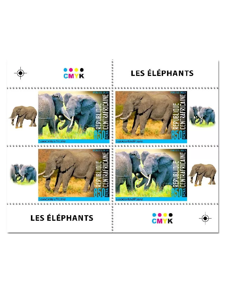 n° 7355/7369 - Timbre CENTRAFRIQUE Poste