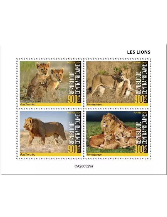 n° 7363/7366 - Timbre CENTRAFRIQUE Poste