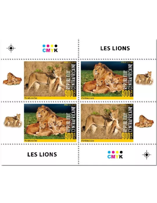 n° 7367/7374 - Timbre CENTRAFRIQUE Poste