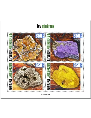 n° 7428/7431 - Timbre CENTRAFRIQUE Poste