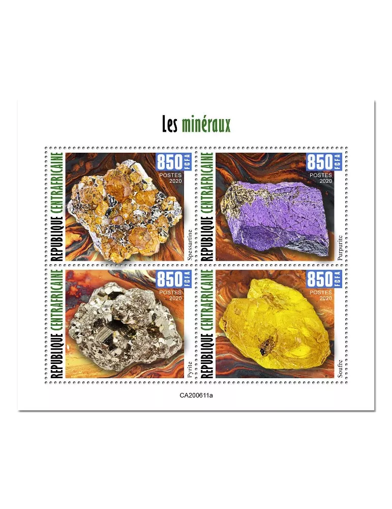 n° 7428/7431 - Timbre CENTRAFRIQUE Poste