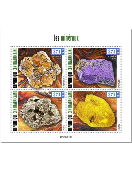 n° 7428/7431 - Timbre CENTRAFRIQUE Poste