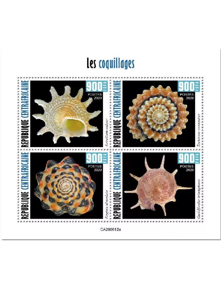 n° 7432/7435 - Timbre CENTRAFRIQUE Poste