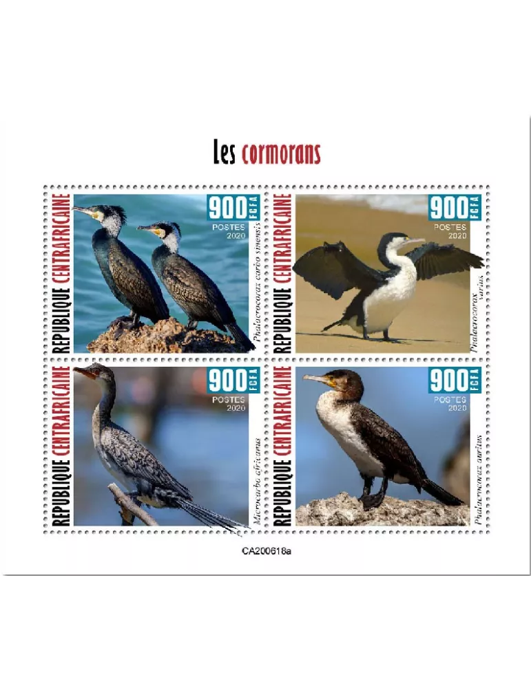 n° 7456/7459 - Timbre CENTRAFRIQUE Poste