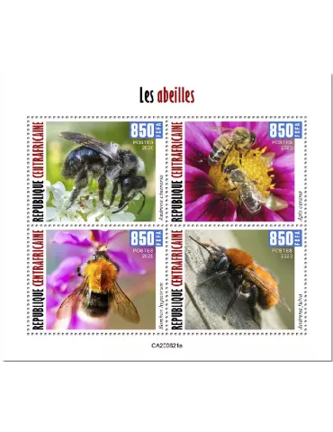 n° 7468/7471 - Timbre CENTRAFRIQUE Poste