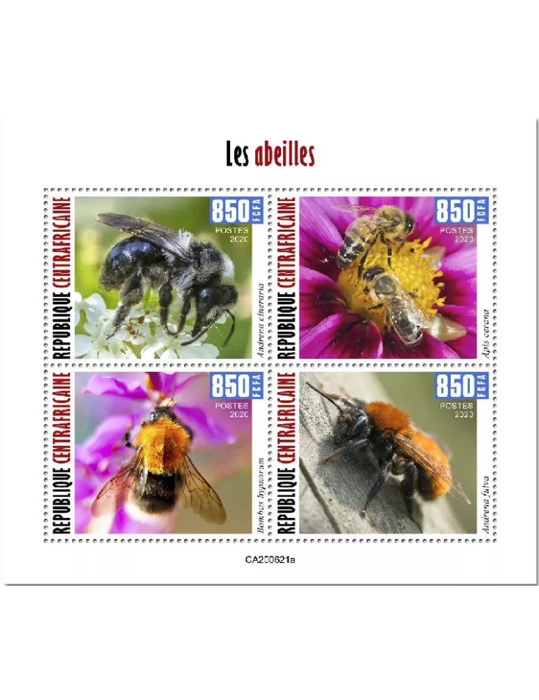 n° 7468/7471 - Timbre CENTRAFRIQUE Poste